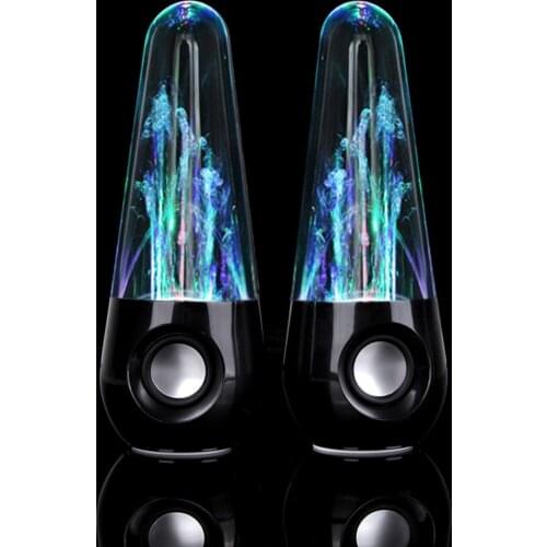 Water Dancing Speakers LED Light Altavoz Speakers Parlantes HIFI 3D Surround Subwoofer Stereo Support Computers Music players
