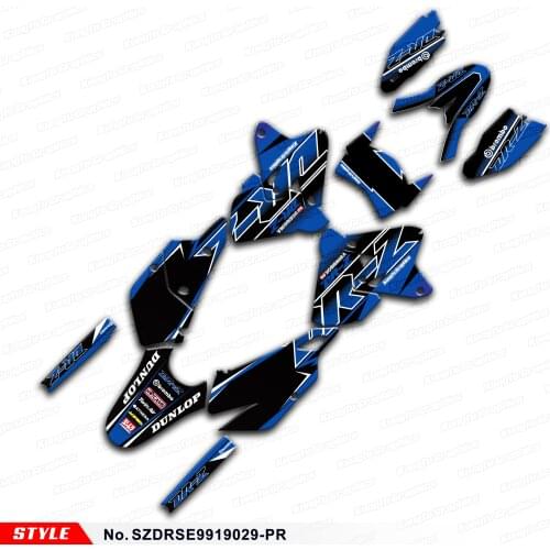 Aftermarket Motorbike Graphics for DRZ400SM DRZ400E DRZ 400 SM Enduro DRZ400 SM E KLX 400R 99 to 19, Style No. SZDRSE9919029-PR