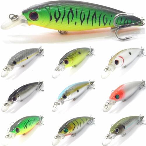 WLure Wire Through the Body Crankabit for Saltwater Sea Ocean Fishing Lure 40g 14cm Slow Wobble 1/0 Treble Hooks 3D Eyes M525