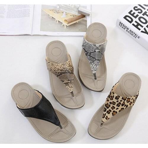2020 Women Sandals with Slipheel Design Large Size Arch Support Comfortable Convenient Casual Suit for Daliy Life