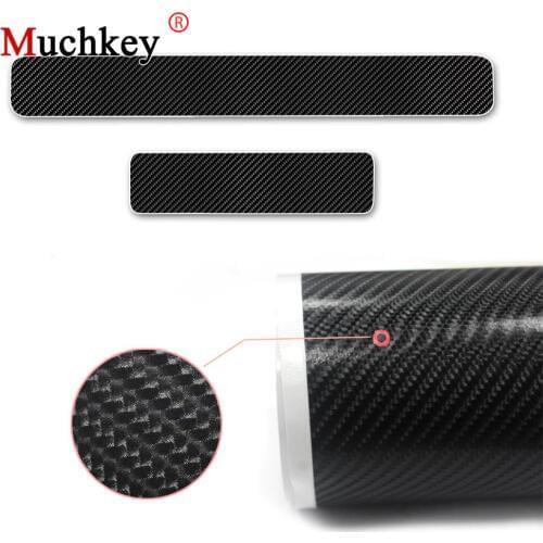 For Lexus CT200h ES200 GS300h GS F Welcome Pedal Car Door Sill Scuff Plate Door Threshold Carbon Fiber Vinyl Stickers 4Pcs