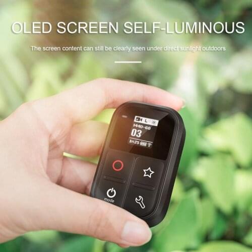 GoPro Accessories Hero8 7 6 5 Session 4 Wireless WiFi Remote Controller Portable Gopro Controller Smart Remote Control