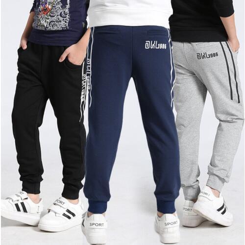 Big Boy Pants Autumn Teenage Boy Sports Pants 2018 Spring Toddler Casual Kids Trousers For Boys Clothes Age 6 8 10 12 14 Years