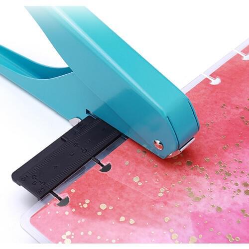Creative Mushroom Hole Punch for H Planner Disc Ring DIY Paper Cutter T-type Puncher Craft Machine Offices School Stationery