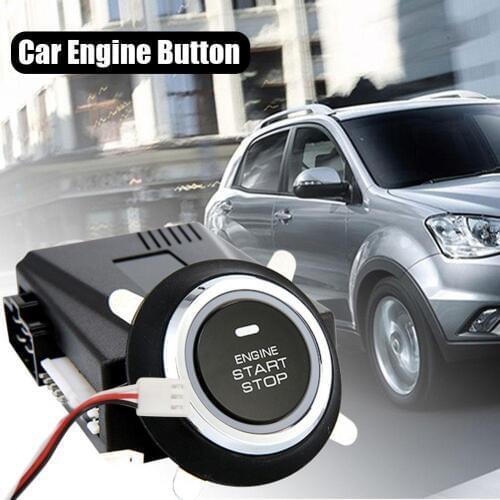 Car Engine Button Engine Start Stop Push Button Auto Ignition Starter For Improving Driving Safety Work With DC 12V Car