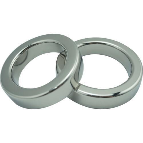 Dia 38/41/44/47mm ,9mm thick stainless steel cock ring Metal penis ring metal lock extend testicles sex toys