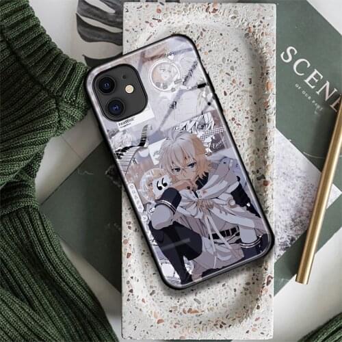 Mikaela Hyakuya Owari No Seraph Soft Silicone for IPhone Se 6s 7 8 Plus X XR XS 11 12 Mini Pro Max Glass Phone Case Cover Shell