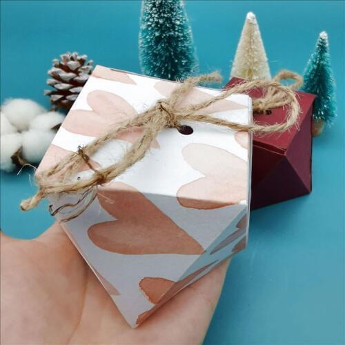 Polygon gift box metal cutting dies mold New Scrapbook paper craft knife mould blade punch stencils dies
