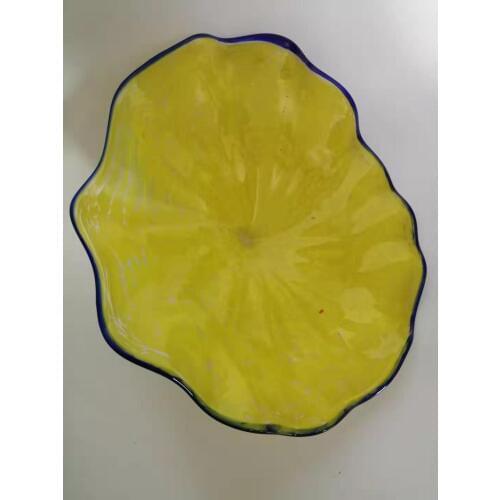 BLown Glass Wall Lamp Murano Glass Hanging Plates Beautiful Murano Glass Wall Art Lamp