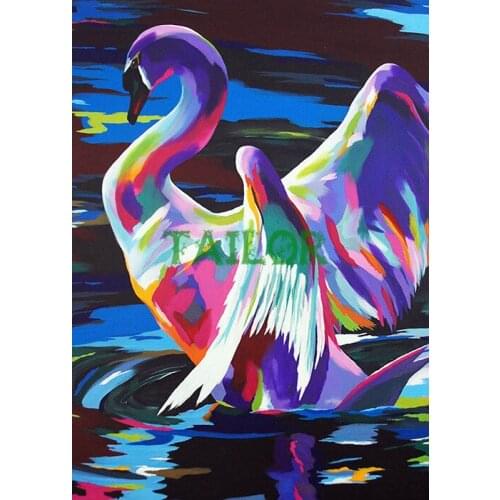 Wall stickers Cross stitch haft diamentowy set Full square Cuadros 5D diamond painting tools animal bird landscape art colours 3