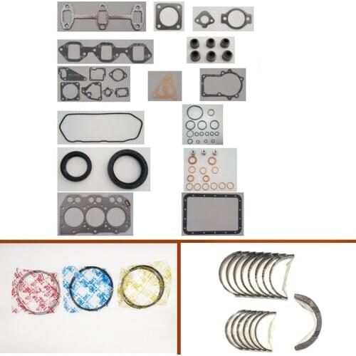 Engine Full gasket set kit crankshaft connecting rod bearing piston ring for Yanmar 3TNA72 3TNE72 3TNV72 3T72 3TN72 3TNA72UJ