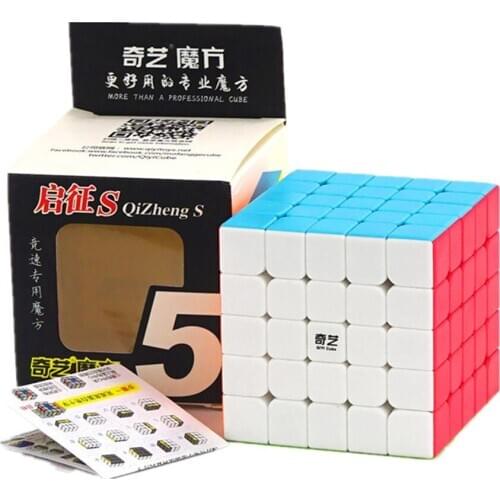 Qiyi 5x5 Cube Qizheng S 5x5x5 Magic Cube 5x5 Stickerless Qizheng Anti-stress 5 By 5 Toys For Children