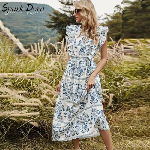 Цветочные летние платья SparkDora China At AliExpress