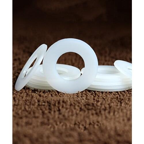 M2 M2.5M3 M4 M5 M6 M8 M10 M12 M14 M16 M18 M20 White Plastic Nylon Flat Washer Plane Spacer Insulation Gasket For Screw Bolt