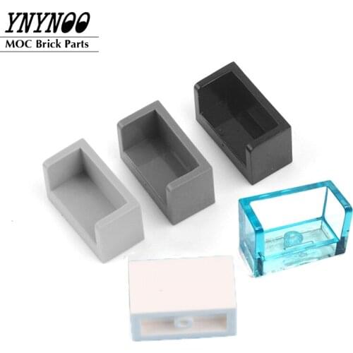 20Pcs/lot 23969 Panel 1x2x1 with Rounded Corners and 2 Sides MOC Building Blocks Bricks DIY Educational Toys Children Gifts