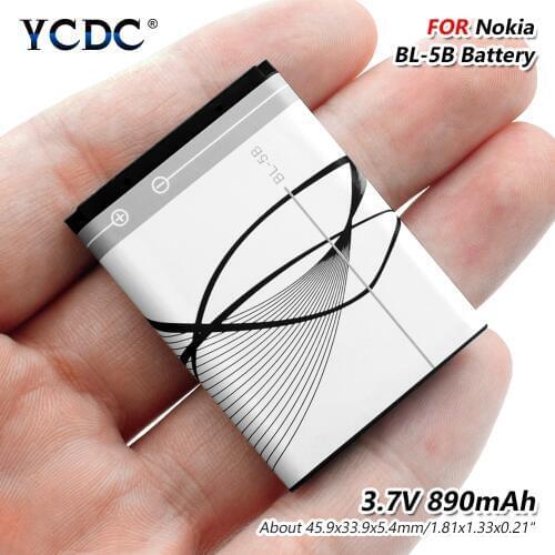 2020 New 100% Original BL-5B BL 5B BL5B Phone Battery For Nokia 3220 3230 5140 5140i 5200 5208 5300 5320 6020 6021 6230 6080