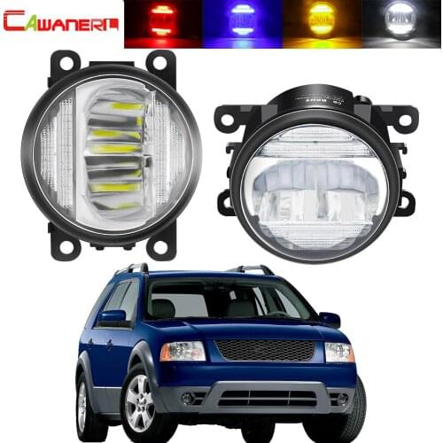 2in1 Fog Light + Daytime Running Light H11 Car Front Bumper LED Fog Lamp DRL 12V For Ford Freestyle SEL 2005 2006 2007