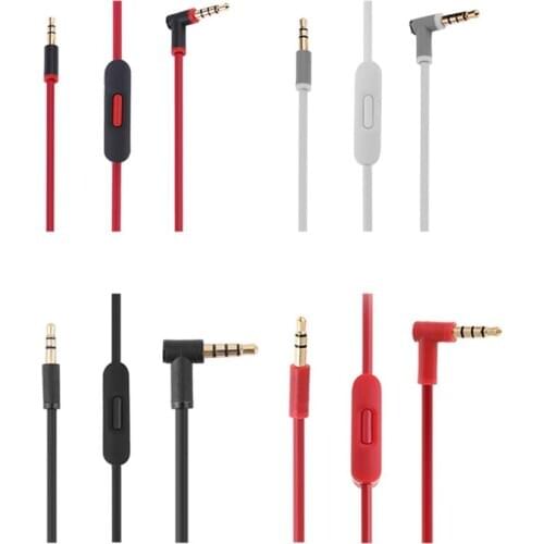 Audio Cable Jack 3.5mm Jack Speaker Cable Replacement Jack Audio Cable 3.5 mm to 3.5mm Aux Cab for Beats Solo HD Studio Pro Mixr