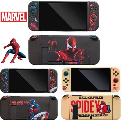 Disney Marvel Spiderman Protective Case for Nintendo Switch Console Protection Clear Cover for Switch Lite Case Shipping Free