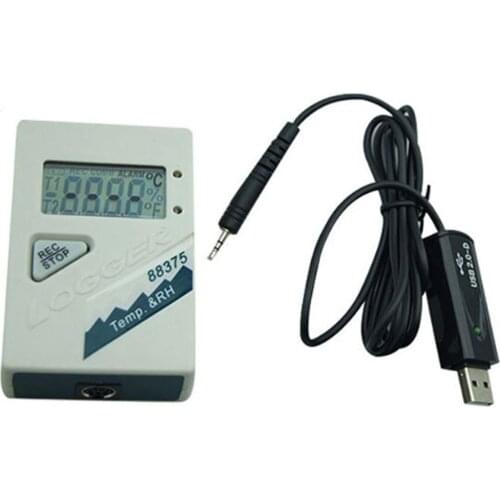 Digital AZ88375S Temp. RH Data Logger Hygrometer Recorder USB Humidity Temperature Data Logger (With software and data cable)