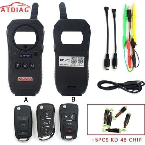 KEYDIY KD-X2 kd X2 Remote Maker Generator Chip Identification with 96bit 48 Transponder Copy Function