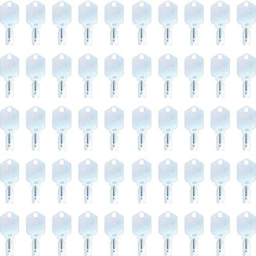 50X Forklift Ignition Key #166 for Caterpillar Shuttlelift Lifts IR Forklifts Generic Clark Yale 186304 6T-2663 New Holland