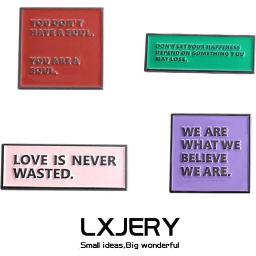 Lxjery Brooches Letter On Clothes
