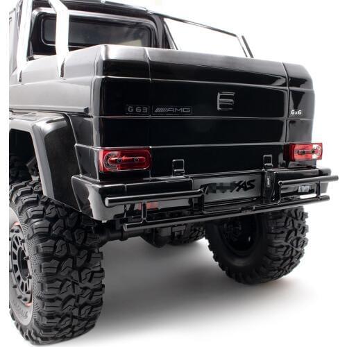 Rc Rock Crawler Car Metal Rear Bumper For 1/10 Scale Remote Control Car Traxxass Trx4 G63 G500 Trx-6 6X6 4X4 Parts Accessories
