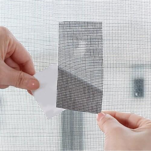 Window Screen Repair Kit Strong Adhesive Tape Fiberglass Covering Mesh Repair for Screen Door Tears Holes 2020ing