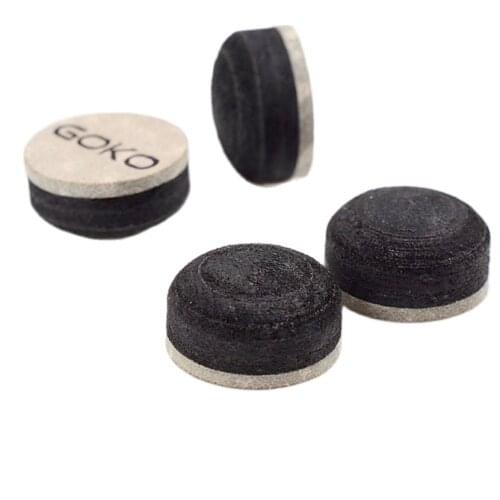 New GOKO Pool Cue Tip Billiards Cue Tip 10/11/11.5/11.75/13mm Prefessional Tip Billiard Accessories for Champion Pool Cues Tip