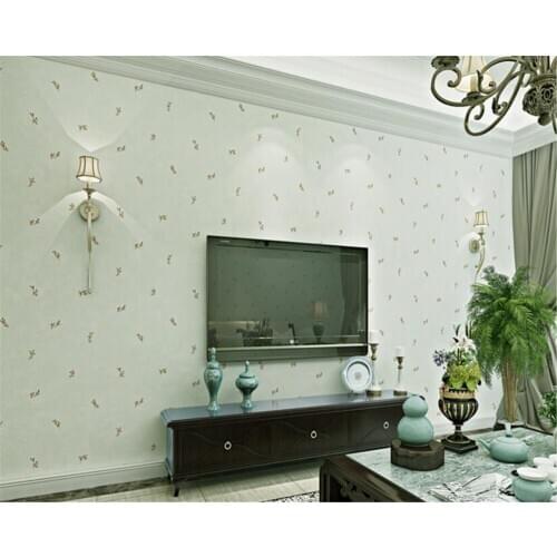 Beibehang American pastoral nonwoven papel de parede wallpaper living room bedroom background wall walkway restaurant wall paper