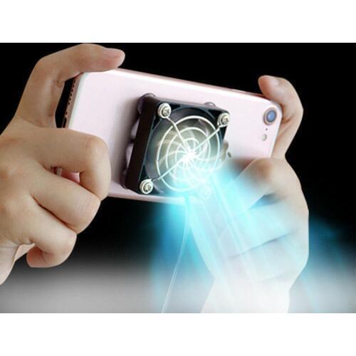 ABS 1PCS Black USB Cooling Pad Controller Tablet Portable Fan Holder Phone Cooler Rapid