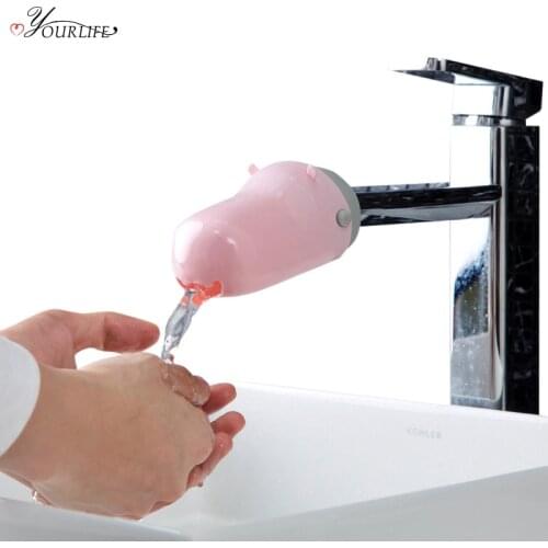 OYOURLIFE 1pc Creative Cartoon Sink Faucet Extender For Children Washing Hands Tool Kitchen Bathroom Water Tap Accessories