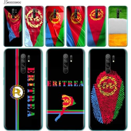Transparent Cover Eritrea National Flag For Xiaomi Redmi K40 K30i K30T K30S K30 K20 10X GO S2 Y2 Pro Ultra Phone Case