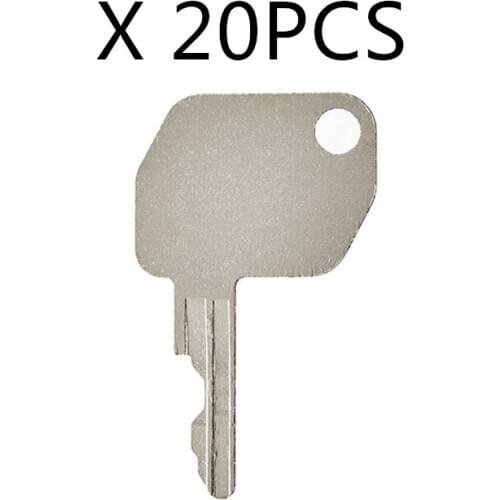 20 PCS 92274 Key For Ford NH New Holland JCB 3CX Thwiates Dumper Backhoe Heavy Equipment Ignition Starter Switch