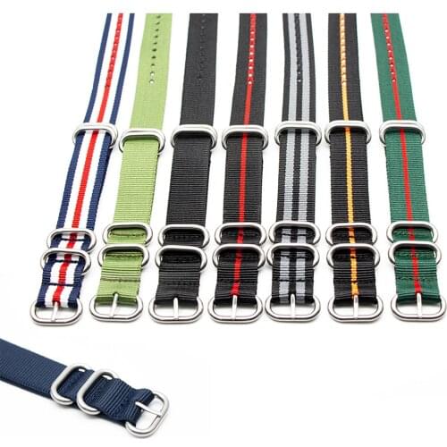 Fashion Mens Premium Breathable Elastic Nylon Watch Band for Nato 18mm 20mm 22mm 24mm Accessories Men Women Strap Bracelet