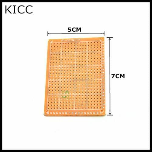 5Pcs Bakelite Universal test board 5*7CM Circuit board