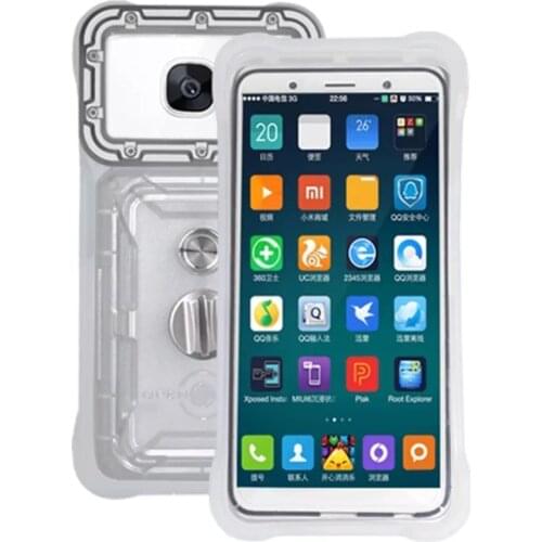 Universal Waterproof Case Diving Photography Underwater Video HD Photography Touch Screen Sensitive for 6.5inch Android Phone