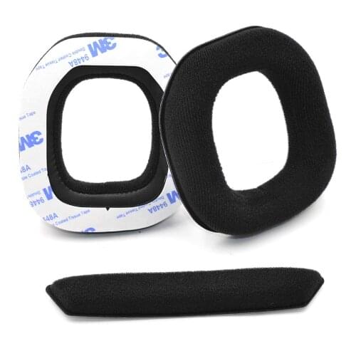 Velour Replacement Earpads Ear Pads Muffs Cups Pillows Cover Headband For Logitech Astro A 50 A50 Gen 3 4 A40TR A40 TR Headsets