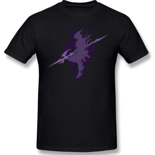 High Quality O-Neck 100 Cotton Final Fantasy XIV Dragoon T-shirt Final Fantasy sleeve short