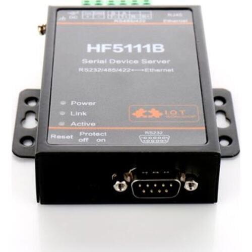 Wifimodule 5111B RJ45 RS232/485/422 Serial To Ethernet Free RTOS Serial 1 Port Server Converter Device Industrial Connector Unit