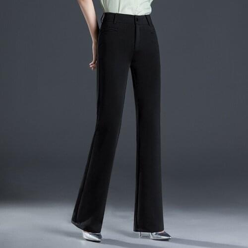 Women Slim spring autumn High waist casual pants Women 206005