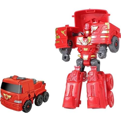 2 In 1 One Step Model Deformed Car Toy Transformation Robots Car Action Figures Toys Deformation Christmas Birthday Gift