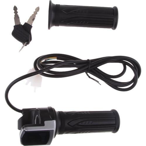 22mm Handlebar E-Scooter Motorcycle 24v Speed Control Grip Throttle LED Digital Display