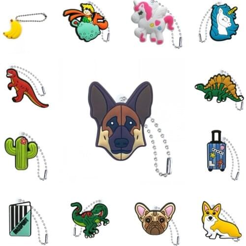 500pcs Keychain Hot Cartoon Key Chain Ball chain Anime Key Ring Fashion Accessories Key Holder Kids Gift