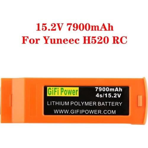 GIFI POWER 15.2V 7900mAh LiPo Battery Rechargable Upgrade Battery for Yuneec H520 RC FPV Drone Wb