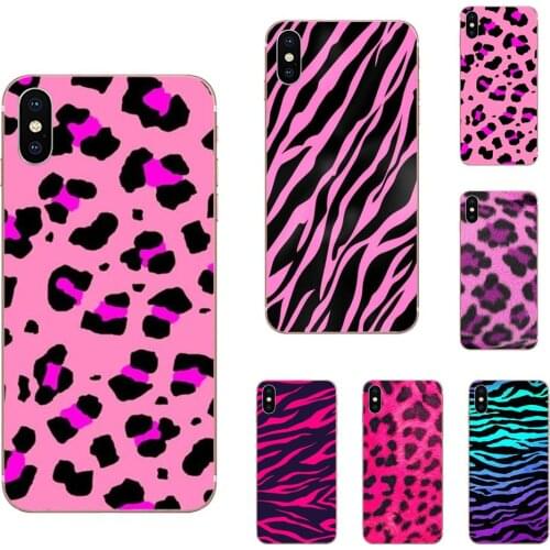 Black And Pink Leopard Silicone Shell Case For Huawei Honor V30 20 Pro Mate 30 Pro Lite 20s NOVA 6 SE 5 P40 p30 lite Pro