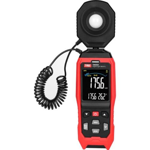 TASI TA632A LCD Digital Light Meter Digital Lux Meter Illuminometer Luminometer Photometer Luxmeter Light Meter 0-200000 Lux