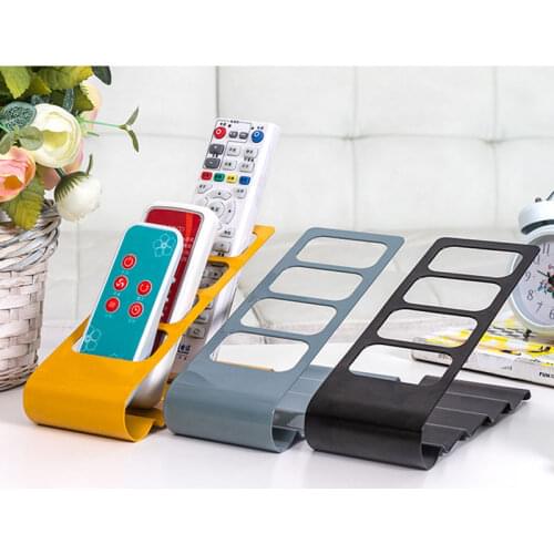4 Slots VCR DVD TV Remote Control CellPhone Stand Holder Storage Caddy Organiser Tools Cellphone Stand Holder Storage Rack Stand