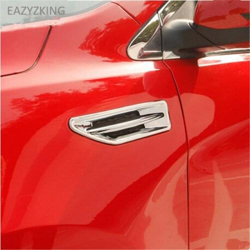 EAZYZKING 2pcs/set Car-styling side lights cover Signal Lamp Light trim cover sticker case for KIA K2 Rio X line 2011-2020